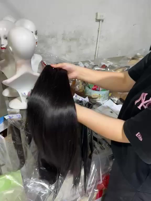 Actual raw straight bundles prepared for close inspection