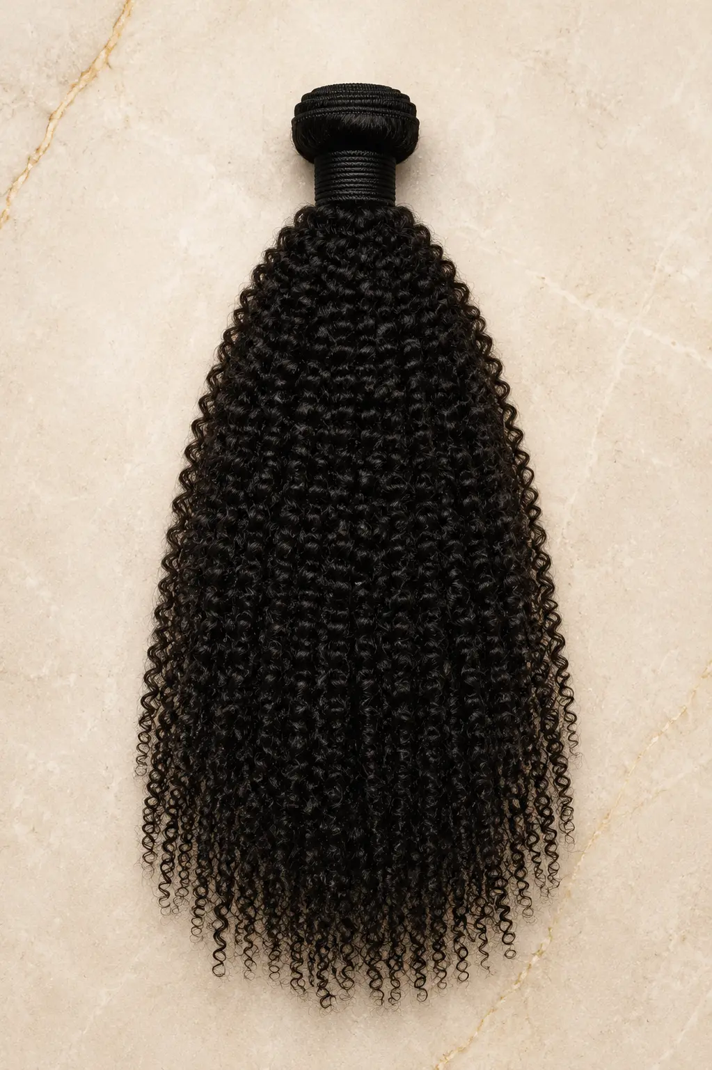 Raw Kinky Curly raw hair texture sample
